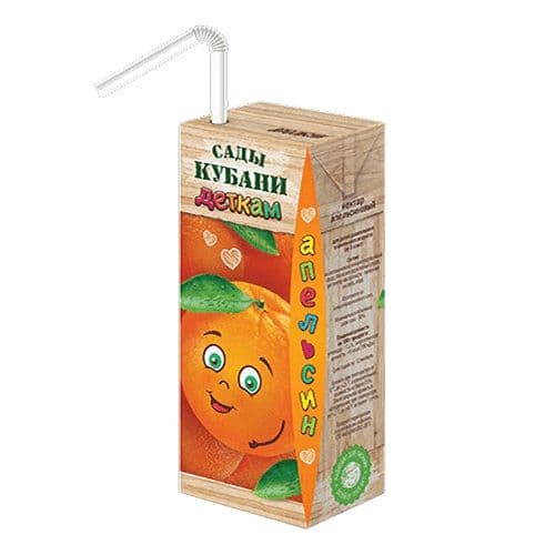 Сок Сады Кубани Апельсиновый 0,2 л