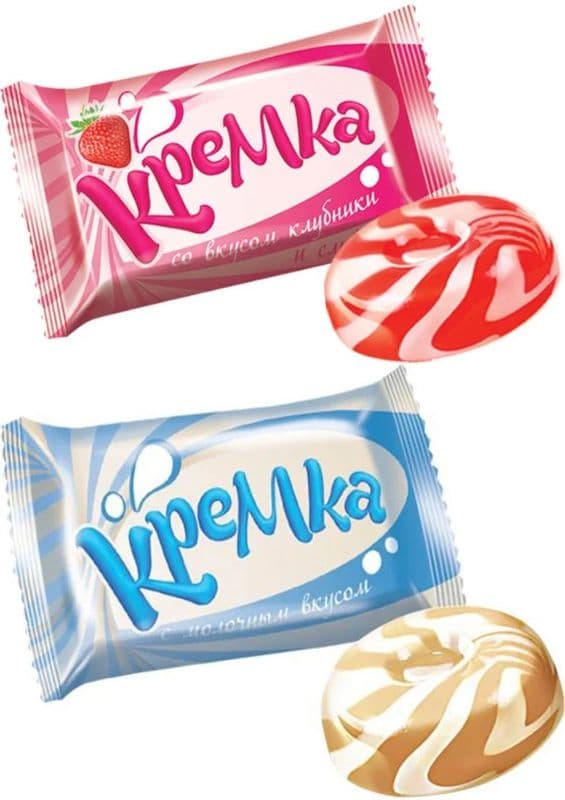 Карамель Кремка с мол.вкусом вес КДВ