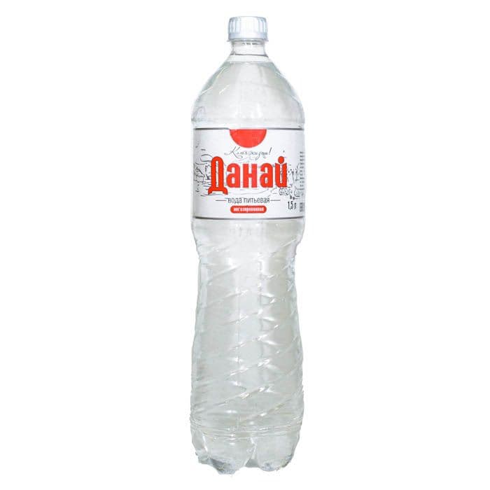 Вода минеральная Данай негаз 1,5л пэт