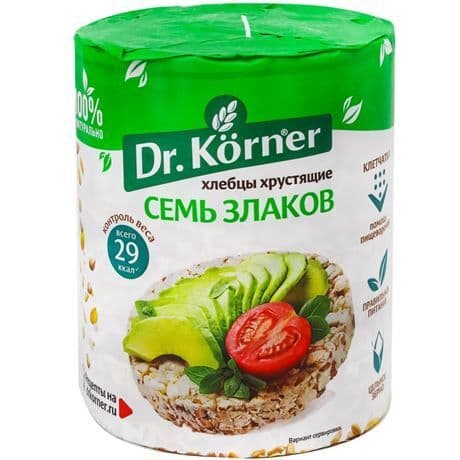 Хлебцы 7 злаков 100г Корнер