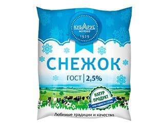 Снежок 2,5% 450г пленка БЗМЖ Кубарус