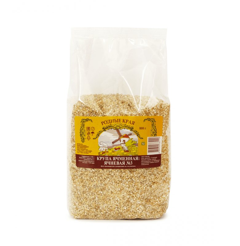 Крупа Ячневая 800г Родные края