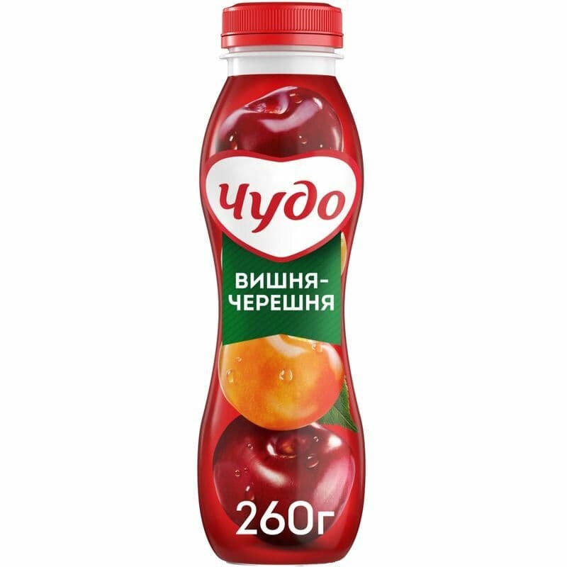Йогурт Чудо 1,9% вишня-черешня 260г БЗМЖ