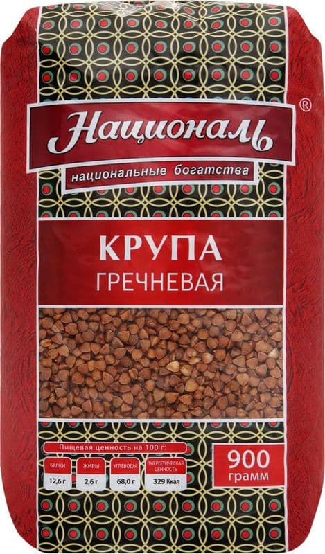 Крупа Гречка Ядрица 900г Националь