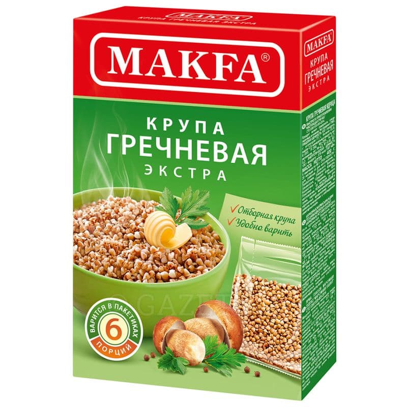 Крупа Гречневая 400г вар.пак Макфа