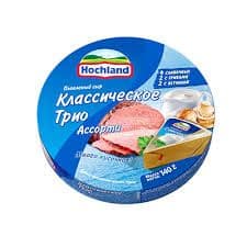 Сыр плавленый Хохланд 140г Ассорти синий Клас.трио сегм 50% БЗМЖ