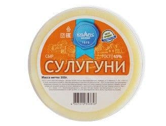 Сыр Сулугуни 45% 280г Кубарус