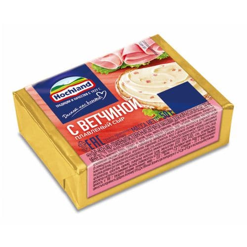Сыр плавленый Хохланд 50г с ветчиной БЗМЖ