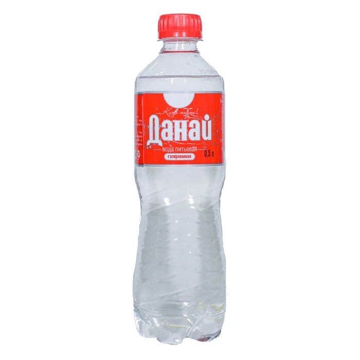 Вода минеральная Данай газ 0,5л пэт