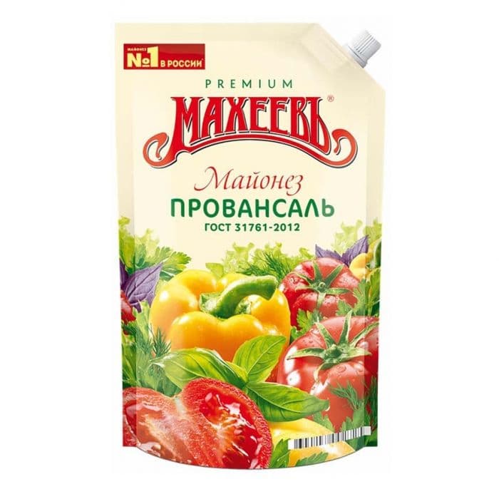 Майонез Махеев Провансаль 50,5% 190г-230г с доз