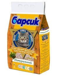 Барсик наполнитель для кош.туалета натуральный 4,54л