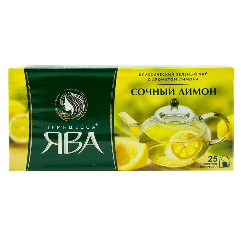 Чай Ява зеленый лимон 25пак