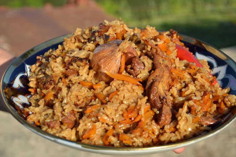 Плов с курицей вес ЛЭНД