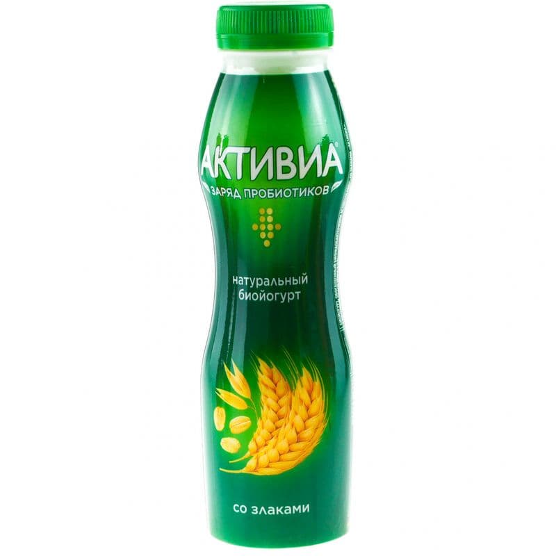 АктиБио Биойогурт 260г Злаки 1,6%