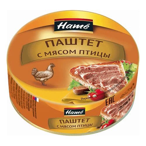 Паштет Хаме мясо птицы 250г