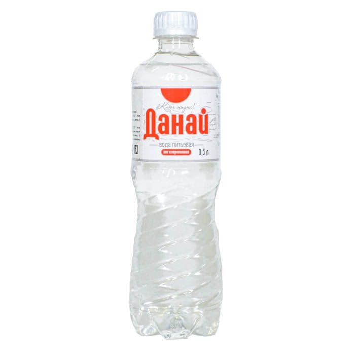Вода минеральная Данай негаз 0,5л пэт