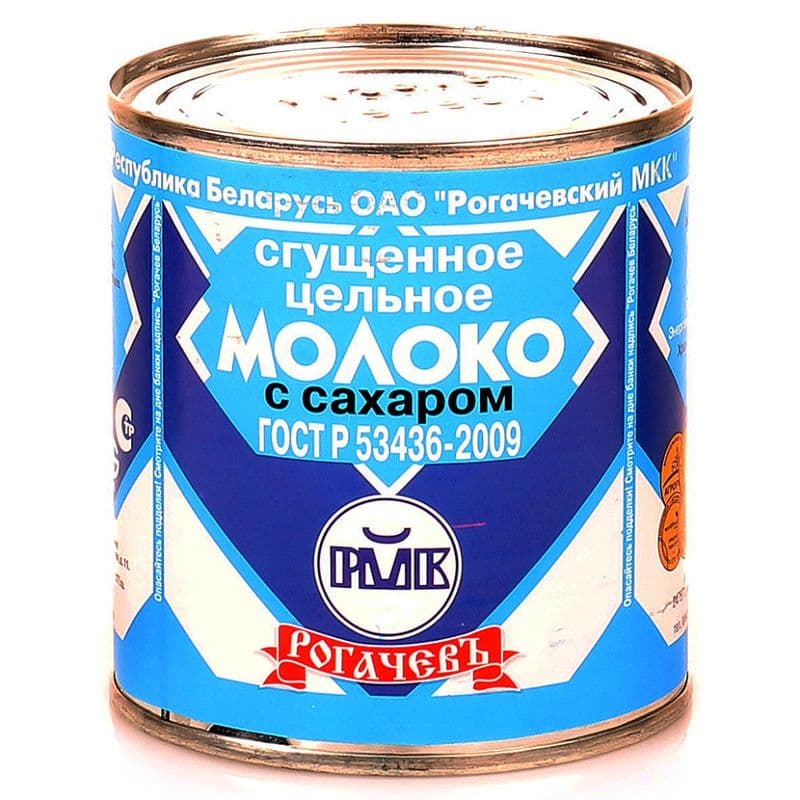 Молоко сгущ.цел.380г ж/б Рогачев