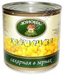 Кукуруза Юнона Премиум 340г ж/б с/к