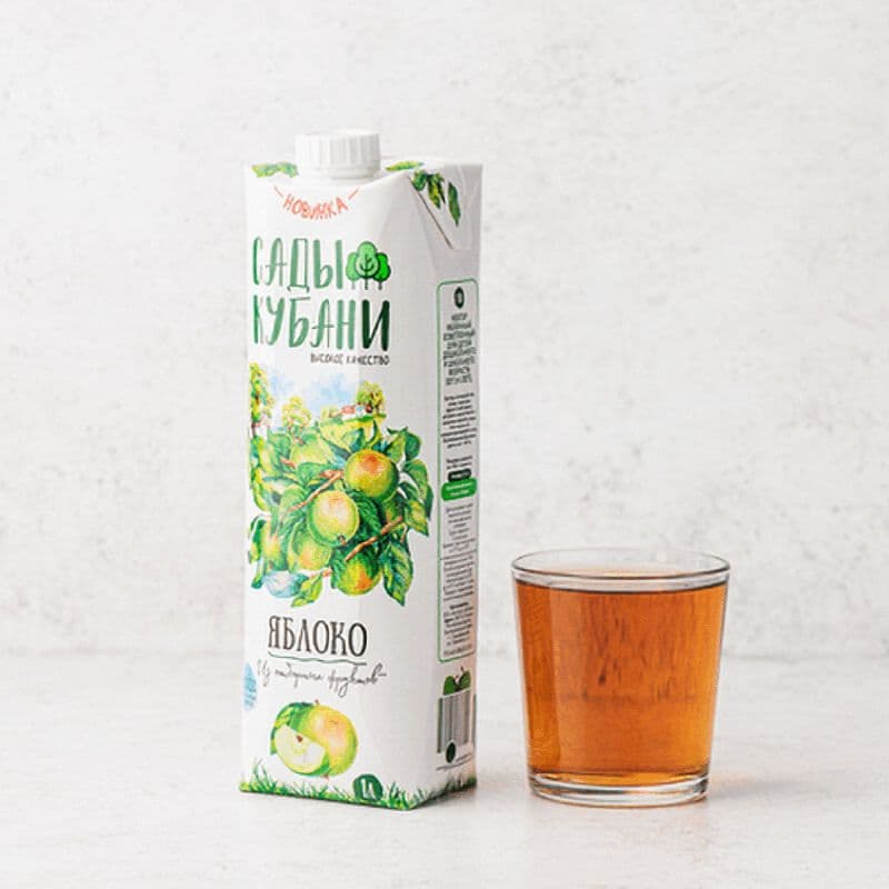 Нектар Сады Кубани Яблочный  1 л.