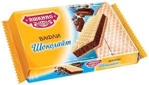 Вафли Вафельный сэндвич 180г Яшкино