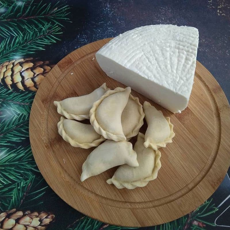 Вареники с адыгейским  сыром Ручной лепки вес