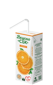 Напиток сокосод. ВкусноСок Апельсиновый 0,2 л
