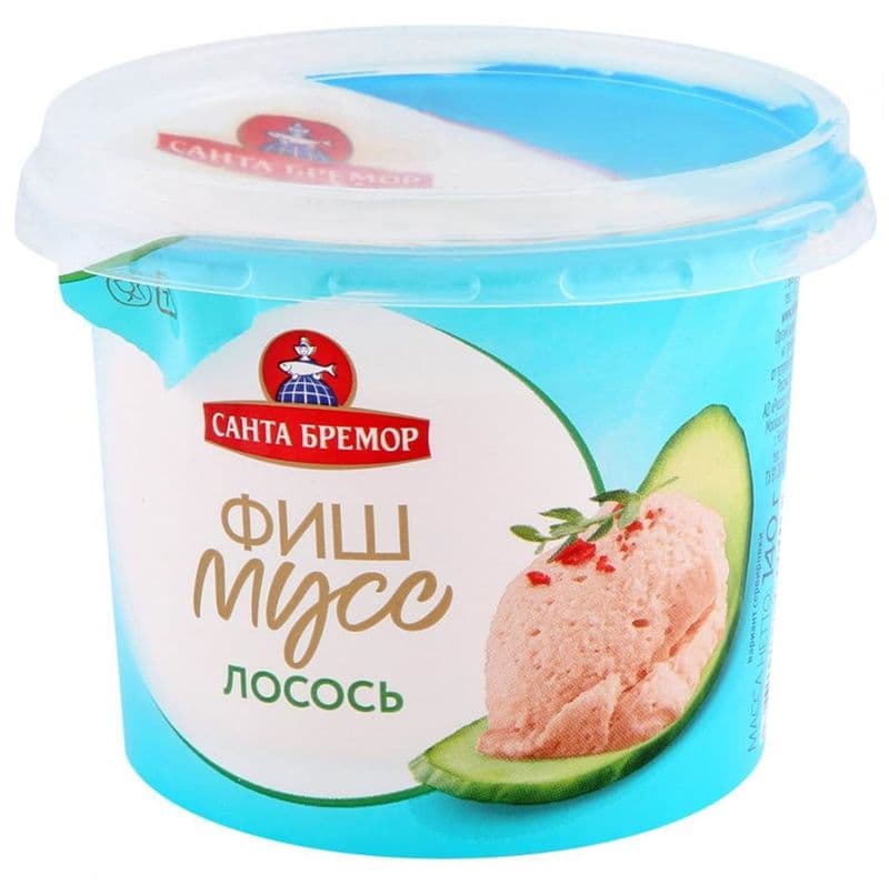 Паста из филе тресковых Фиш-мусс с лососем 140гр СБ