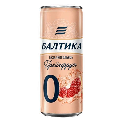 Пиво Балтика №0 Грейпфрут 0,33л ж/б