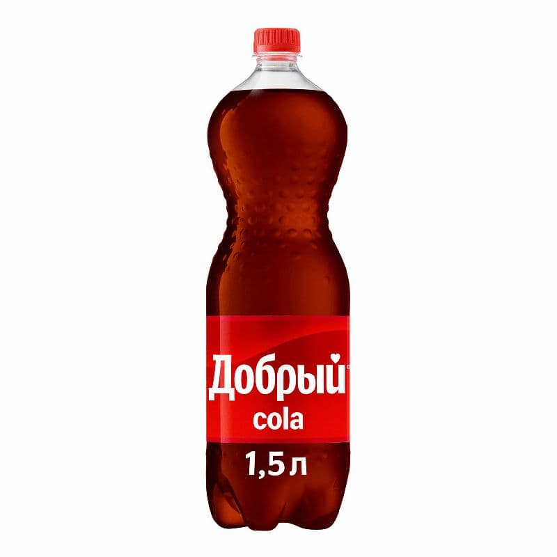 Газ вода Добрый Кола 1,5л пэт