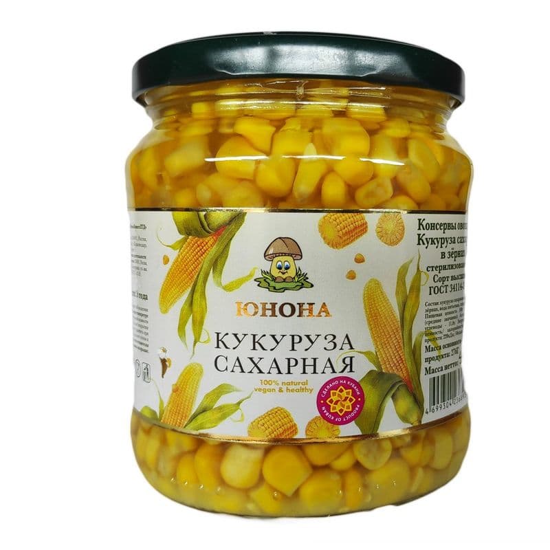 Кукуруза Юнона 460г с/б