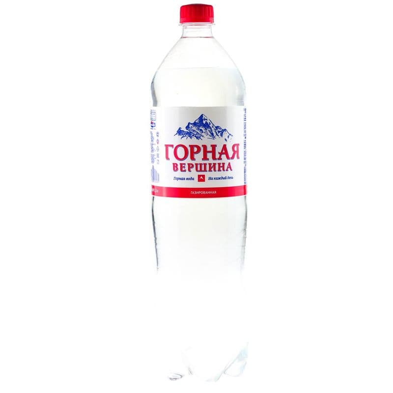 Вода минеральная Горная Вершина газ 1,5л пэт