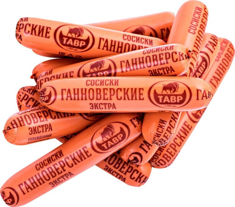 Сосиски Ганноверские Экстра вес ТАВР