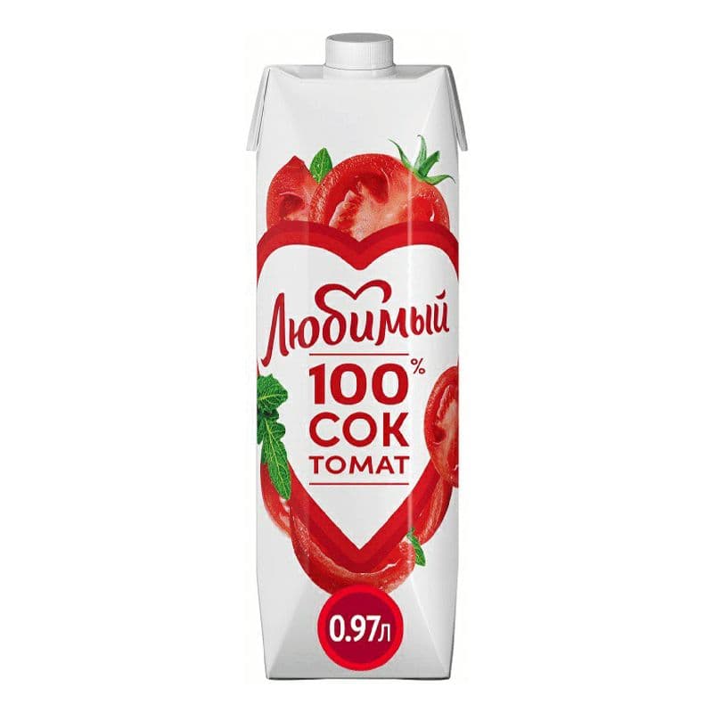 Сок Любимый томат 0,97л