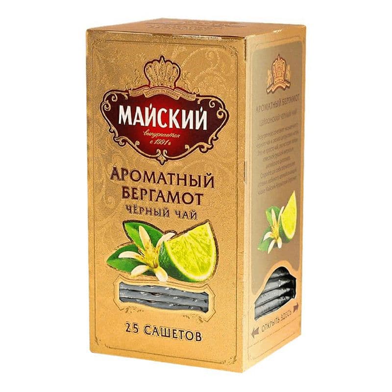 Чай Майский ароматный бергамот 25пак