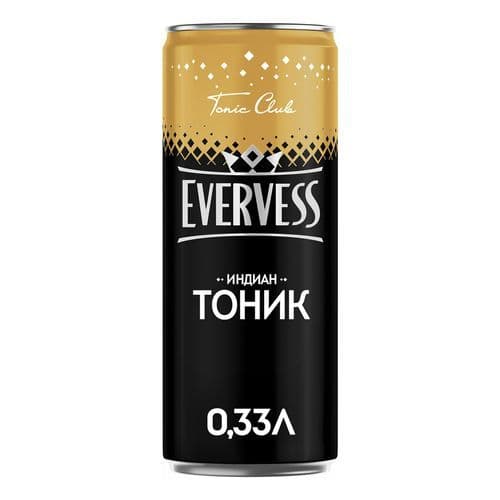 Напиток безалкогольный Эвервесс Индиан Тоник  0,33 жб.