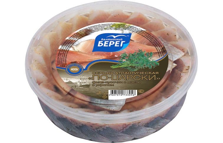 Сельдь филе По-Царски с Укропом 400г ББ
