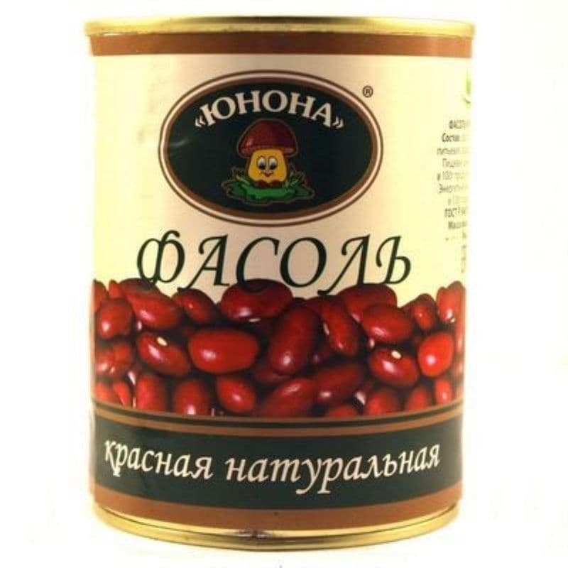 Фасоль Юнона красная 360г