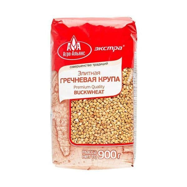 Крупа Гречневая  900г Агро-Альянс Экстра