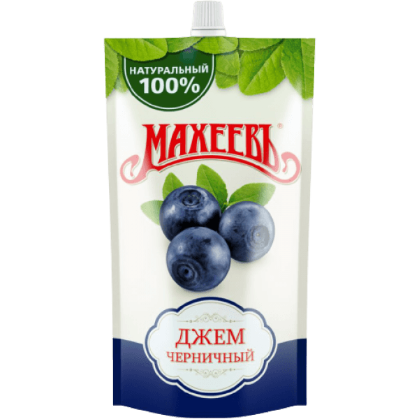 Джем Черничный 300г м/у с доз Махеев
