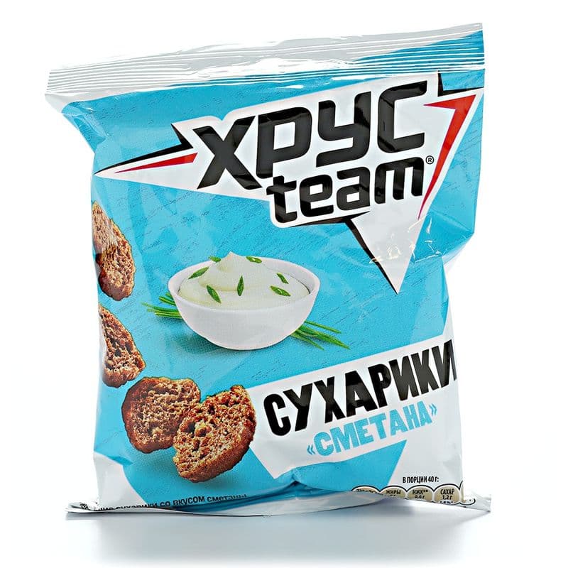 Сухарики Хрустим 40г сметана