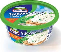 Сыр Хохланд творож.220г с зеленью