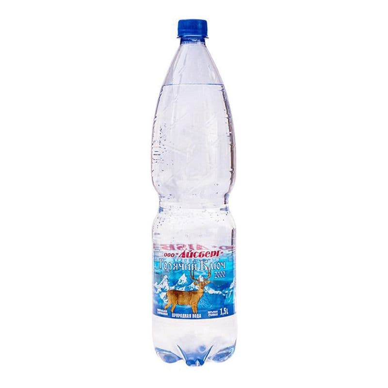 Вода минеральная Горячий Ключ 2008 газ 1,5л пэт