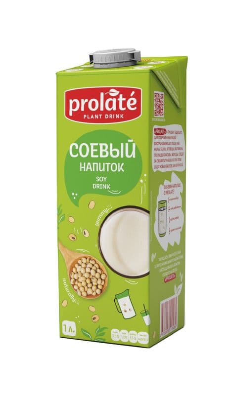 Напиток соевый Бариста "Пролате" у/п 1л