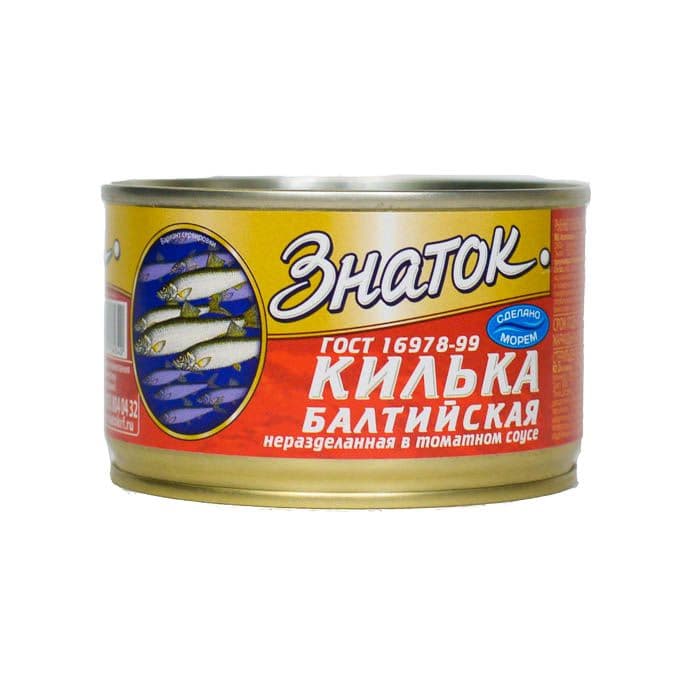 Килька Балтийская в т/с 240г с/к Знаток