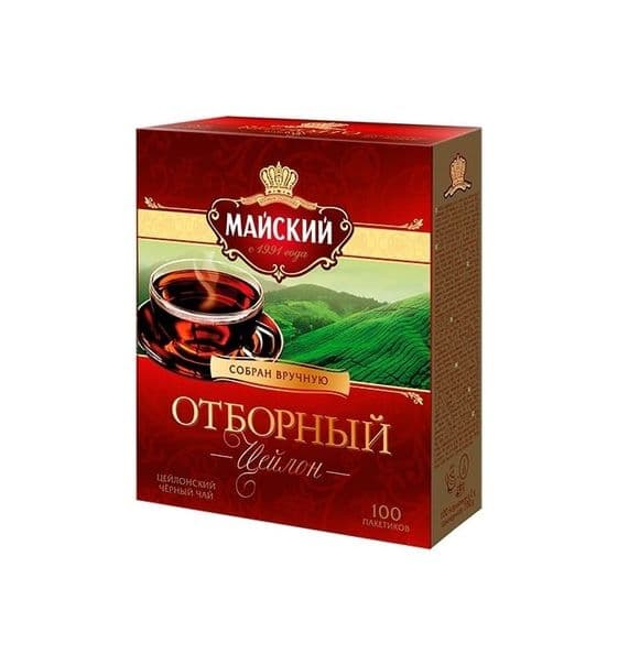 Чай Майский Отборный 100пак с/я