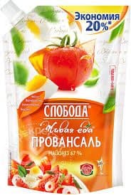 Майонез Слобода провансаль 67% 800г с доз