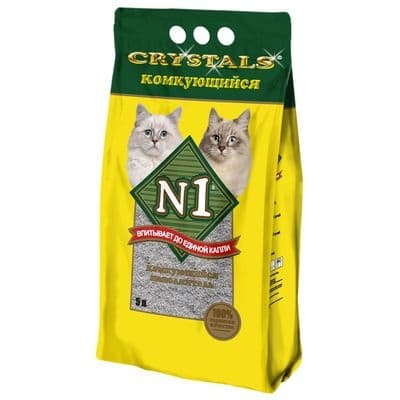 Кристалс №1 наполнитель для кош.туалетов Комкующийся 5л
