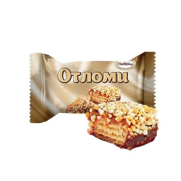 Конфеты Отломи неглазир. вес Акконд