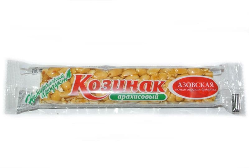 Батончик козинак арахисовый 60гр Азов