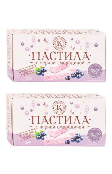 Пастила с Черной смородиной 180гр Фабрика Сладостей